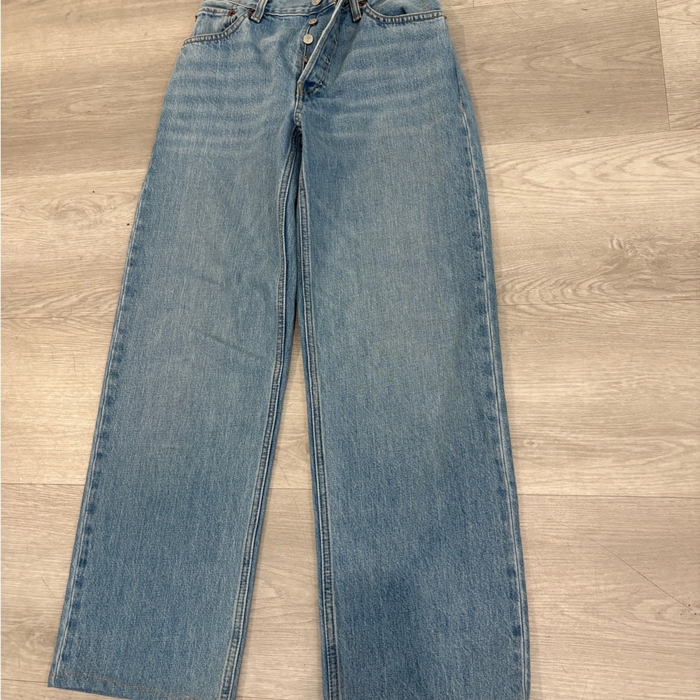 Re/Done High Rise Blue Jeans